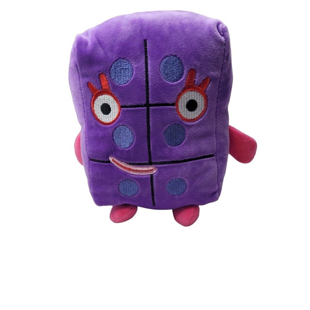 Numbe-Rblocks Plush Toys Number Stuffed Dolls Educational Stuffed Toys  Purple